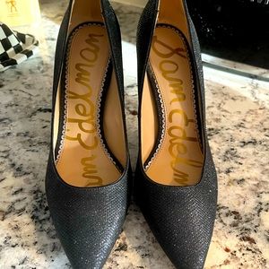 Sam Edelman Women's Hazel Pump Black Glam mesh 8.5 M US